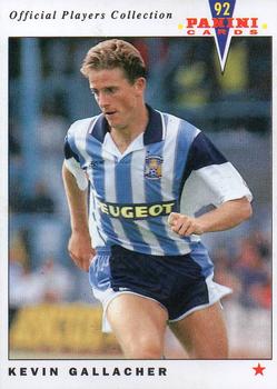 1992 Panini UK Players Collection #49 Kevin Gallacher Front