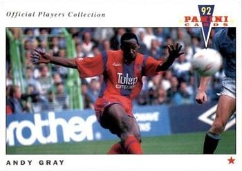 1992 Panini UK Players Collection #59 Andy Gray Front