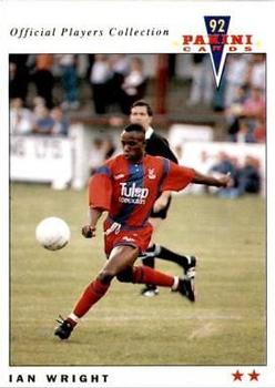 1992 Panini UK Players Collection #62 Ian Wright Front