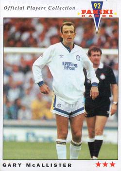 1992 Panini UK Players Collection #87 Gary McAllister Front