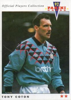 1992 Panini UK Players Collection #119 Tony Coton Front