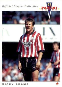 1992 Panini UK Players Collection #228 Micky Adams Front
