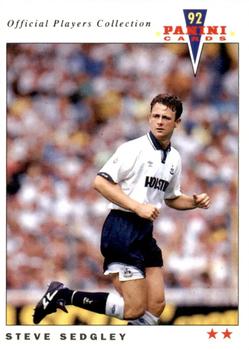 1992 Panini UK Players Collection #242 Steve Sedgley Front