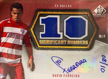 2011 SP Game Used - SIGnificant Numbers #SN-DF David Ferreira Front