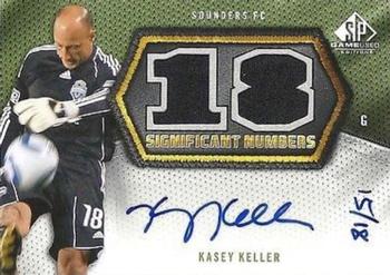 2011 SP Game Used - SIGnificant Numbers #SN-KK Kasey Keller Front