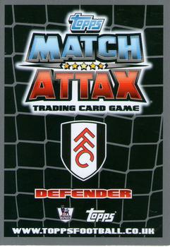 2011-12 Topps Match Attax Premier League #112 Brede Hangeland Back