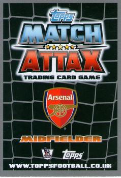 2011-12 Topps Match Attax Premier League #11 Mikel Arteta Back