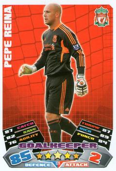 2011-12 Topps Match Attax Premier League #128 Jose Reina Front