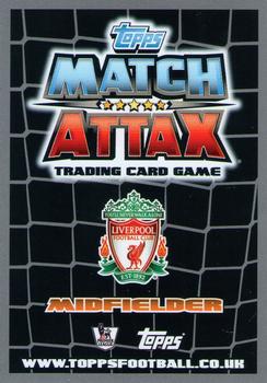 2011-12 Topps Match Attax Premier League #137 Jordan Henderson Back