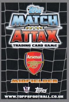 2011-12 Topps Match Attax Premier League #14 Jack Wilshere Back