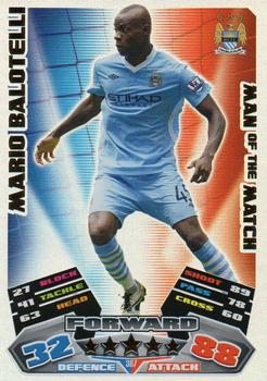 2011-12 Topps Match Attax Premier League #387 Mario Balotelli Front