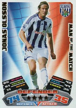 2011-12 Topps Match Attax Premier League #412 Jonas Olsson Front