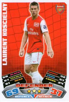 2011-12 Topps Match Attax Premier League #8 Laurent Koscielny Front