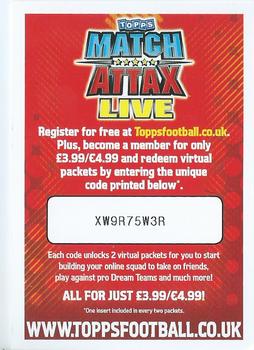2010-11 Topps Match Attax Premier League #NNO Game Card Back
