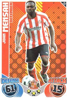 2010-11 Topps Match Attax Premier League #254 John Mensah Front