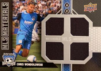 2011 Upper Deck MLS - MLS Materials Quad #M-CW Chris Wondolowski Front