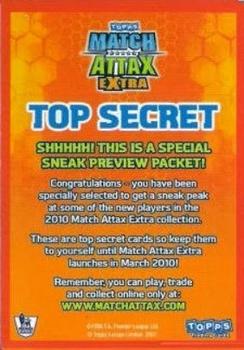 2009-10 Topps Match Attax Premier League #NNO Trophy Card Back