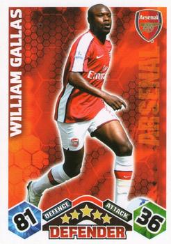 2009-10 Topps Match Attax Premier League #NNO William Gallas Front