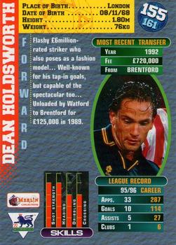 1996-97 Merlin's Premier Gold #155 Dean Holdsworth Back