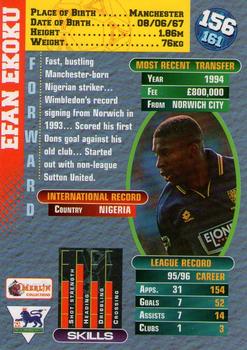 1996-97 Merlin's Premier Gold #156 Efan Ekoku Back