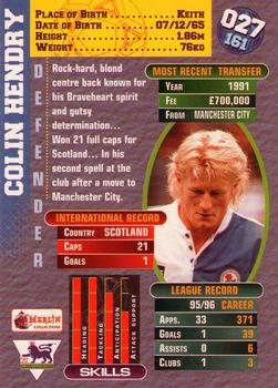 1996-97 Merlin's Premier Gold #27 Colin Hendry Back