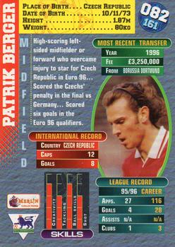 1996-97 Merlin's Premier Gold #82 Patrik Berger Back