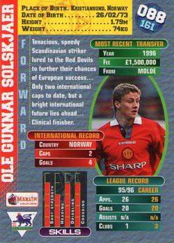 Merlin Premier Gold 1996-1997 Manchester United Ole Gunnar Solskjaer #88 
