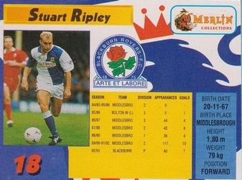 1993 Merlin's Premier League #18 Stuart Ripley Back