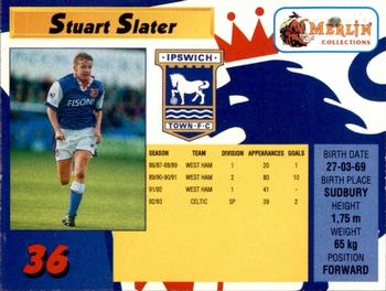 1993 Merlin's Premier League #36 Stuart Slater Back