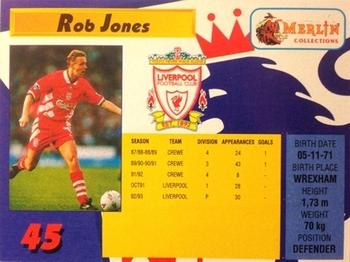 1993 Merlin's Premier League #45 Rob Jones Back