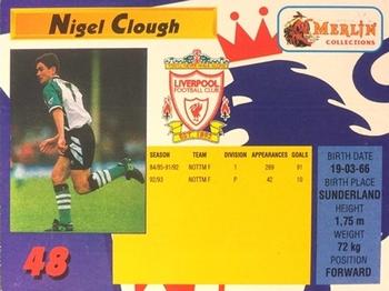 1993 Merlin's Premier League #48 Nigel Clough Back