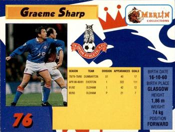 1993 Merlin's Premier League #76 Graeme Sharp Back