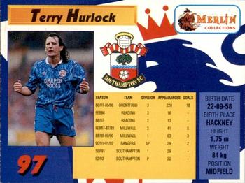 1993 Merlin's Premier League #97 Terry Hurlock Back
