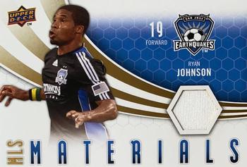 2010 Upper Deck MLS - MLS Materials #M-RJ Ryan Johnson Front