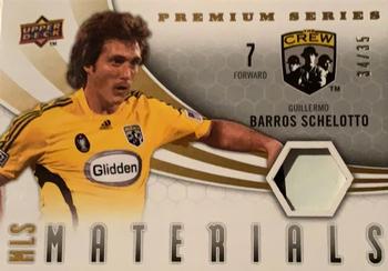 2010 Upper Deck MLS - MLS Materials Premium Series #M-GS Guillermo Barros Schelotto Front