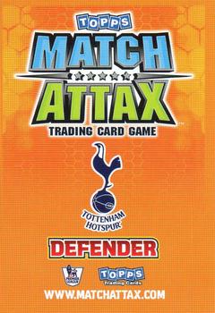 2009-10 Topps Match Attax Premier League Extra #NNO Ledley King Back