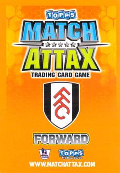 2009-10 Topps Match Attax Premier League Extra #NNO Bobby Zamora Back