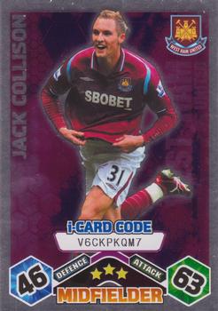 2009-10 Topps Match Attax Premier League Extra #NNO Jack Collison Front