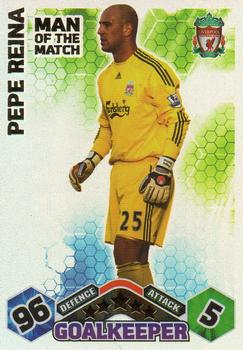 2009-10 Topps Match Attax Premier League Extra #NNO Pepe Reina Front