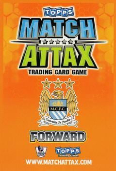 2009-10 Topps Match Attax Premier League Extra #NNO Carlos Tevez Back