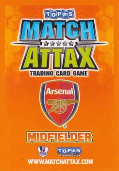 2009-10 Topps Match Attax Premier League Extra #NNO Aaron Ramsey Back