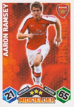 2009-10 Topps Match Attax Premier League Extra #NNO Aaron Ramsey Front
