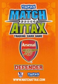 2009-10 Topps Match Attax Premier League Extra #NNO Sol Campbell Back