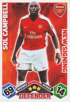 2009-10 Topps Match Attax Premier League Extra #NNO Sol Campbell Front