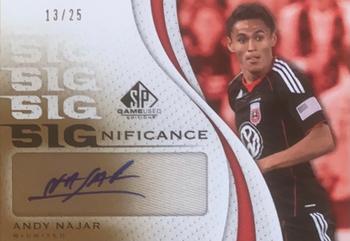 2011 SP Game Used - SIGnificance #SIG-AN Andy Najar Front