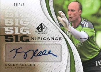 2011 SP Game Used - SIGnificance #SIG-KE Kasey Keller Front