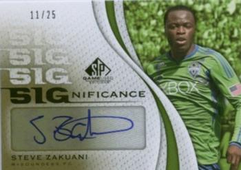 2011 SP Game Used - SIGnificance #SIG-SZ Steve Zakuani Front
