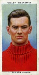 1939-40 Wills's Association Footballers #13 James Dawson Front