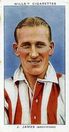 1939-40 Wills's Association Footballers #24 Joseph James Front