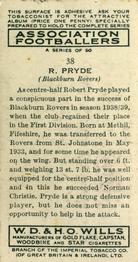 1939-40 Wills's Association Footballers #38 Robert Pryde Back
